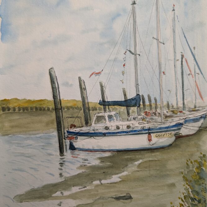 Süderhafen bei Ebbe