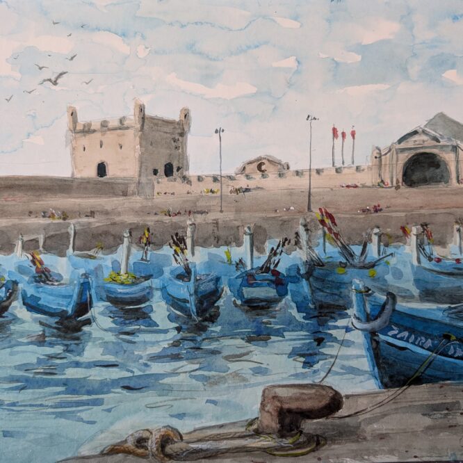 Marokko, Hafen Essaouira