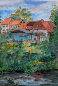 Hinterhof in Dömitz an der Elde